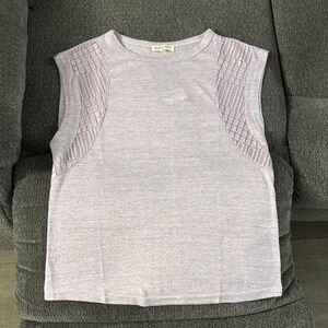 Elegant Lavender Sleeveless Top
